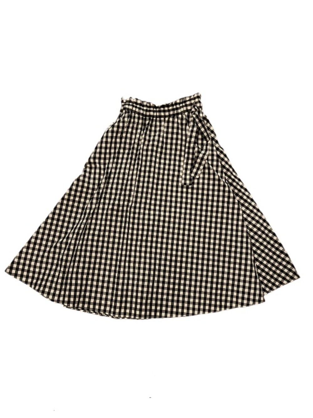 Wilfred Aritzia - 100% Cotton - Black & White Gingham High Waist Skirt - XXS